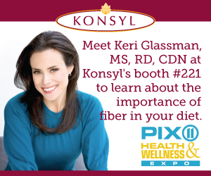 Keri Glassman and Konsyl Fiber at the PIX11 Health and Wellness Expo